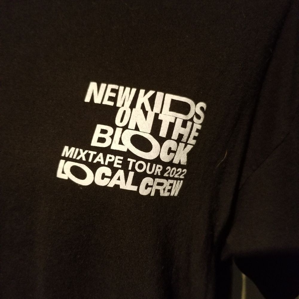 NEW KIDS ON THE BLOCK CREW TOUR T SHIRT XL B7